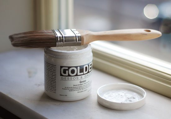 Acrylic gesso. Photo by Will Kemp.