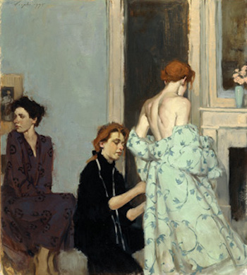 A Fitting the Gown | | Malcolm T. Liepke | The Emotional Connection in Figure Paintings | Artist Daily | Oil Painting